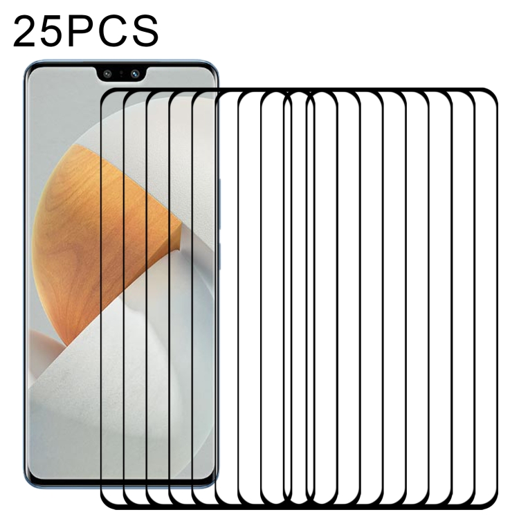 

25 PCS Full Glue Cover Screen Protector Tempered Glass Film For vivo S12 / V23 5G
