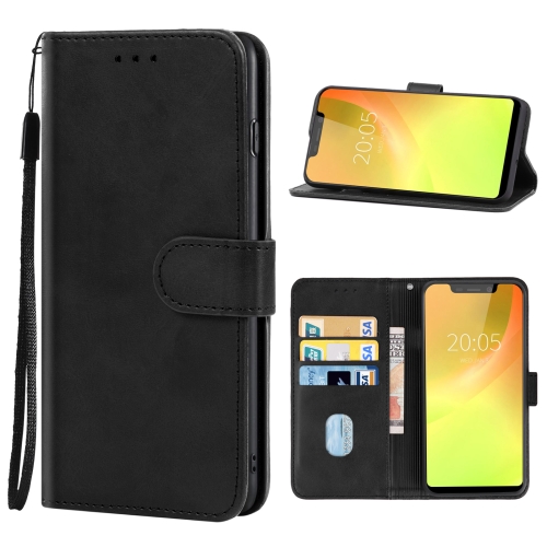 

Leather Phone Case For Blackwiew A30(Black)