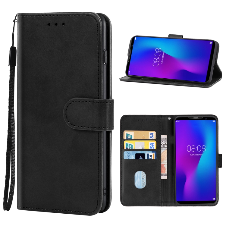 

Leather Phone Case For DOOGEE N100(Black)