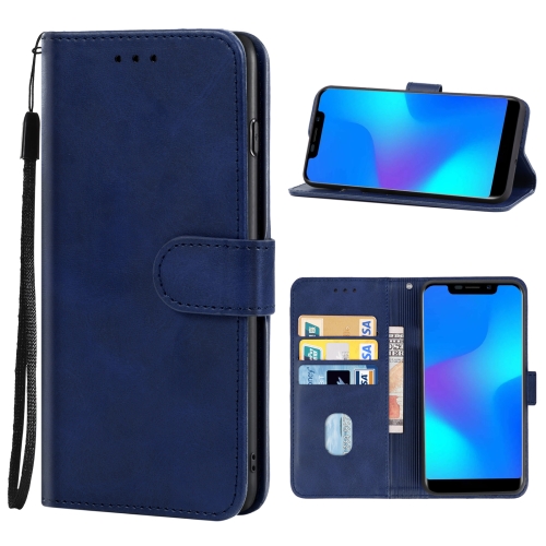 

Leather Phone Case For DOOGEE X70(Blue)
