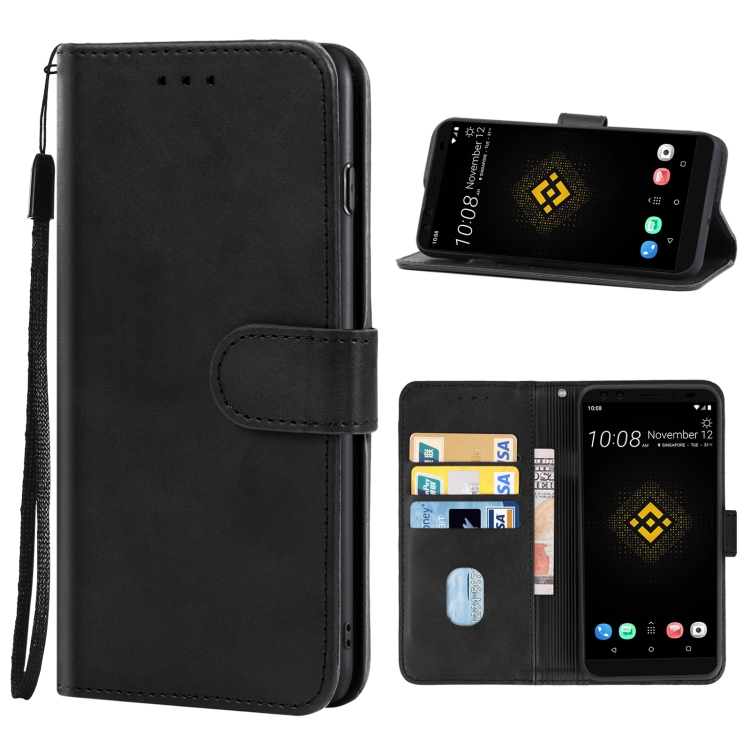 

Leather Phone Case For HTC Exodus 1(Black)
