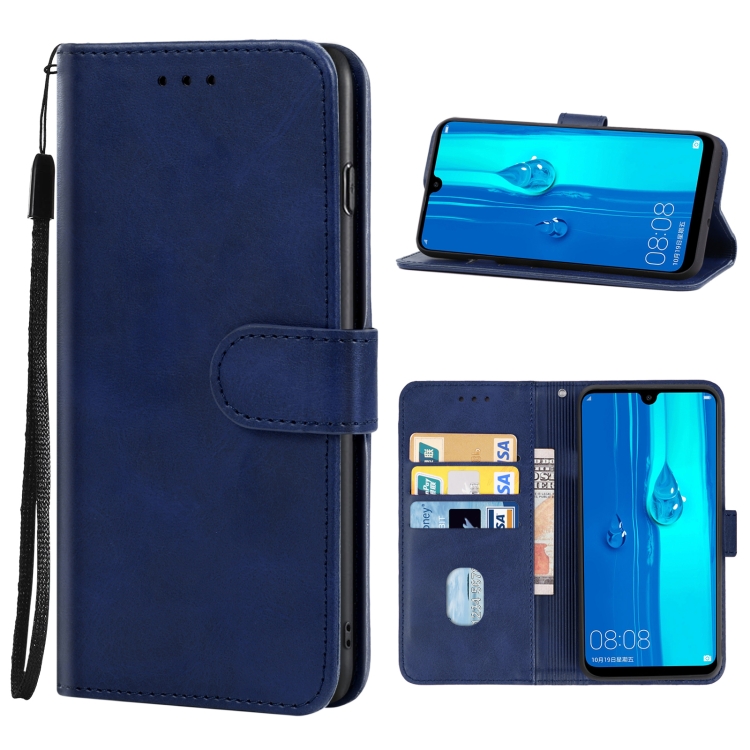 

Leather Phone Case For Huawei Y Max / Honor 8X Max(Blue)
