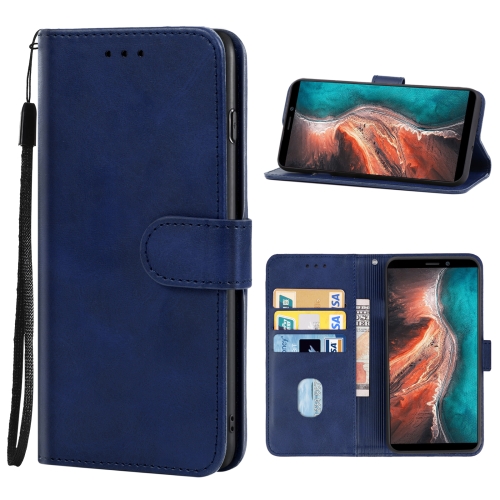 

Leather Phone Case For Ulefone P6000 Plus(Blue)