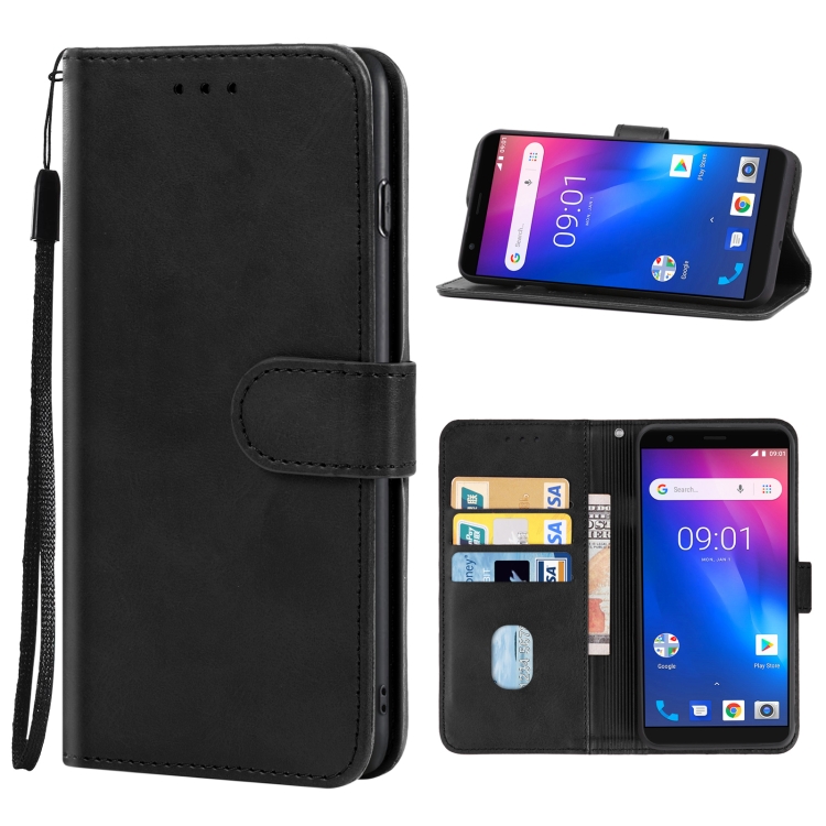 

Leather Phone Case For Ulefone S1(Black)