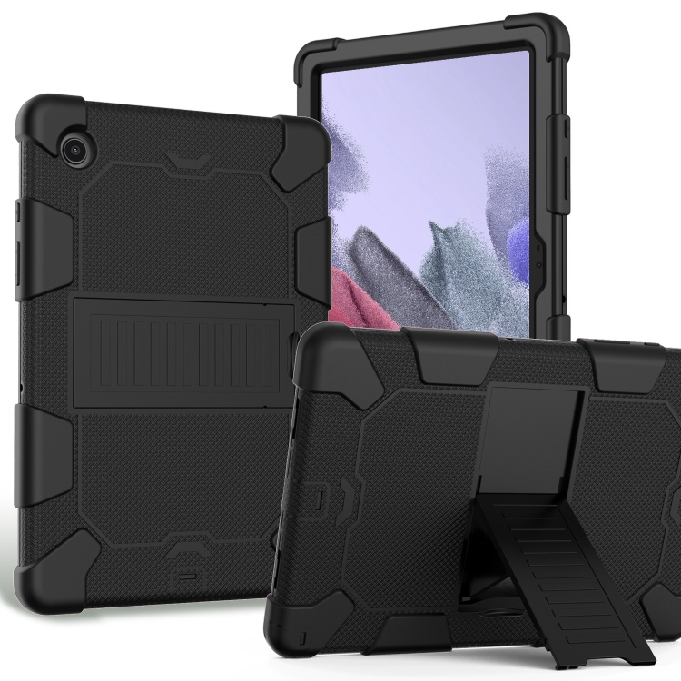 

For Samsung Galaxy Tab A8 10.5 2021 Two-Color Robot Silicone + PC Tablet Case(Black)
