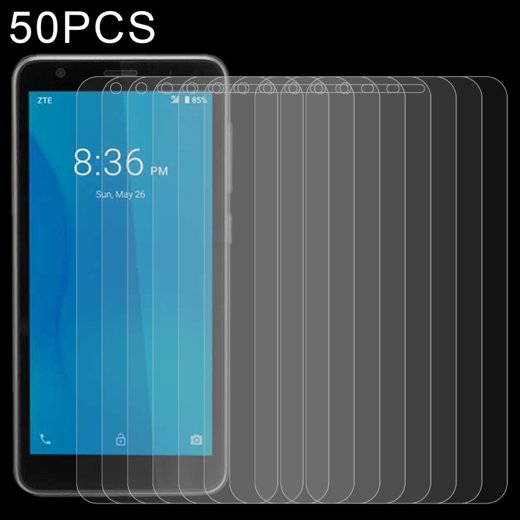 

50 PCS 0.26mm 9H 2.5D Tempered Glass Film For ZTE Quest 5