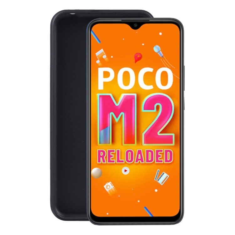 

TPU Phone Case For Xiaomi Poco M2 Reloaded(Black)