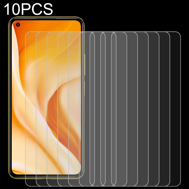 

10 PCS 0.26mm 9H 2.5D Tempered Glass Film For Xiaomi Mi 11 Lite 5G
