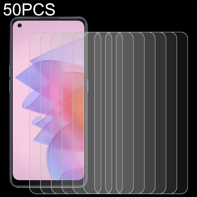

50 PCS 0.26mm 9H 2.5D Tempered Glass Film For OnePlus Nord 2 CE