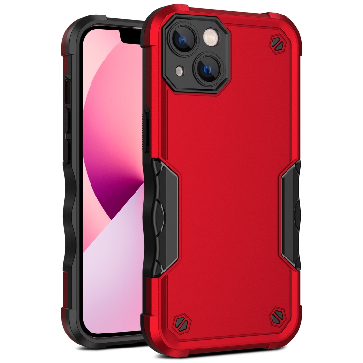 

Non-slip Armor Phone Case For iPhone 13(Red)