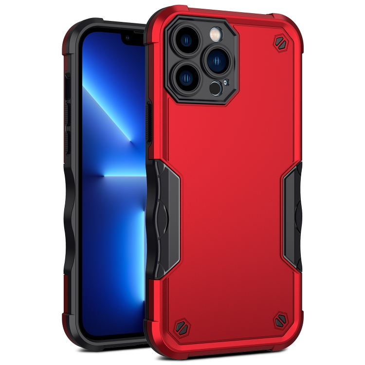 

Non-slip Armor Phone Case For iPhone 12 Pro Max(Red)