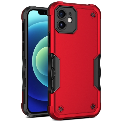 

Non-slip Armor Phone Case For iPhone 12 mini(Red)