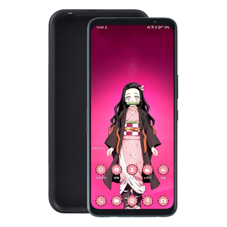 

TPU Phone Case For Asus ROG Phone 5s Kimetsu no Yaiba(Black)
