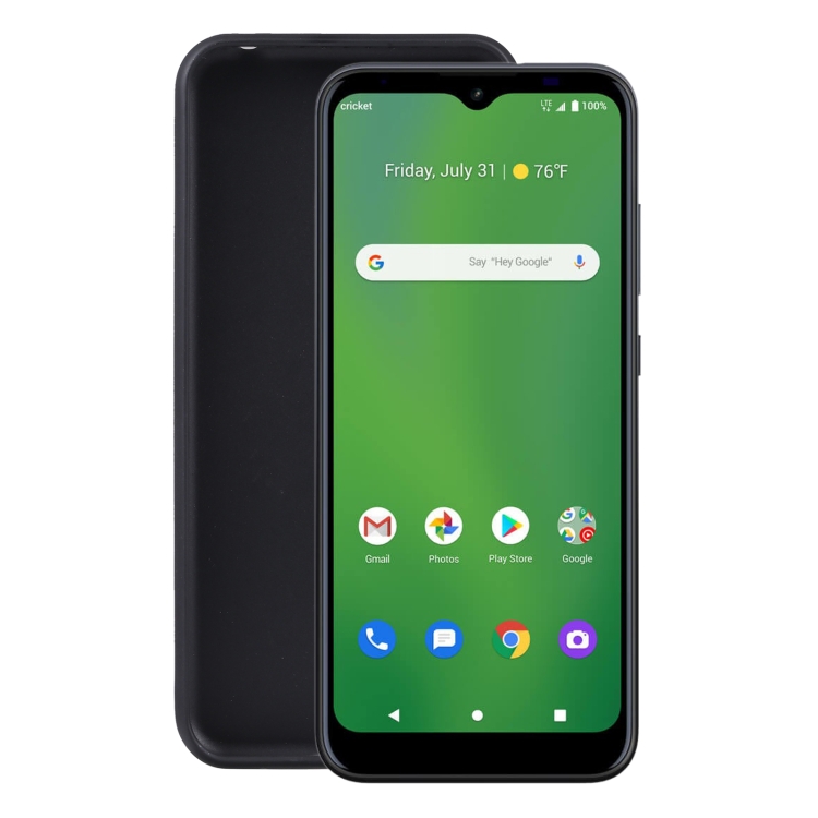 

TPU Phone Case For Cricket Ovation(Black)