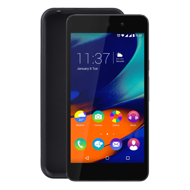 

TPU Phone Case For Wiko Rainbow up 4G(Black)