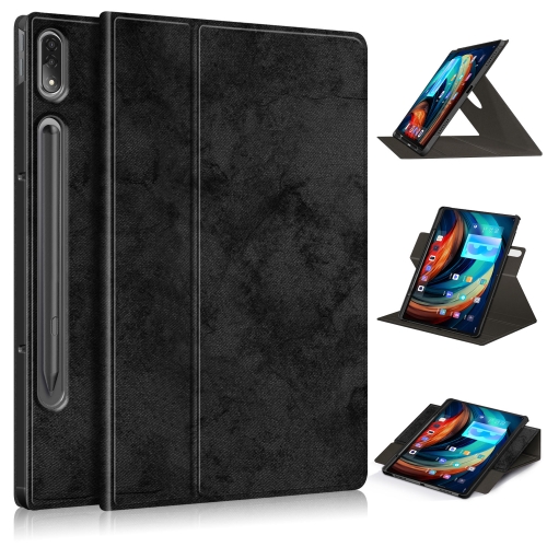 

For Lenovo Tab P12 Pro 360 Degrees Rotation Leather Tablet Case(Black)