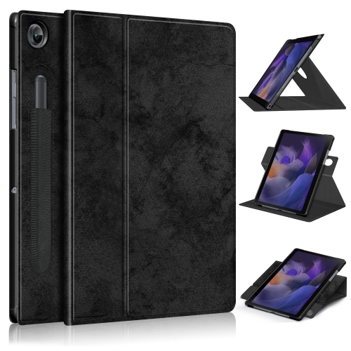 

For Samsung Galaxy Tab A8 2022 SM-X200 360 Degrees Rotation Leather Tablet Case(Black)