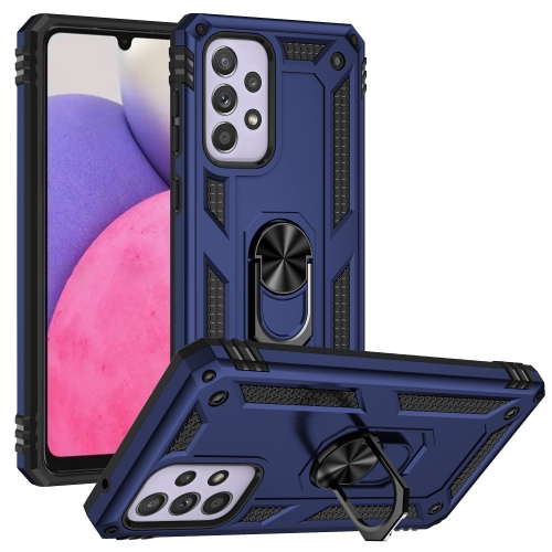 

For Samsung Galaxy A33 5G Shockproof TPU + PC Phone Case(Blue)