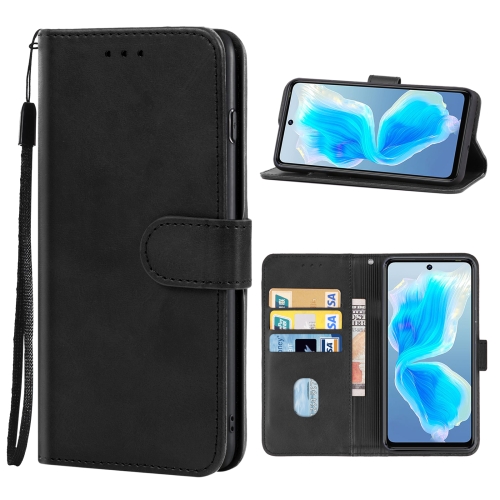 

Leather Phone Case For Tecno Camon 18 / 18P(Black)