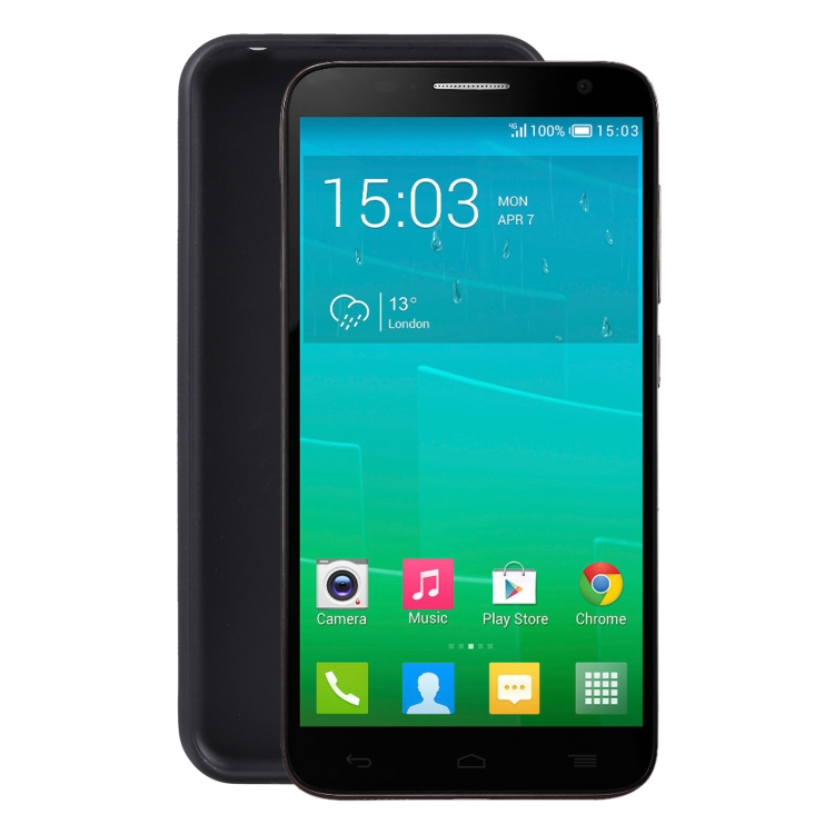

TPU Phone Case For Alcatel One Touch Idol 2S(Black)