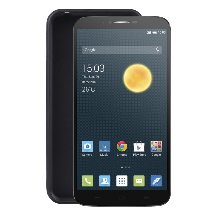 

TPU Phone Case For Alcatel One Touch Hero 2(Black)