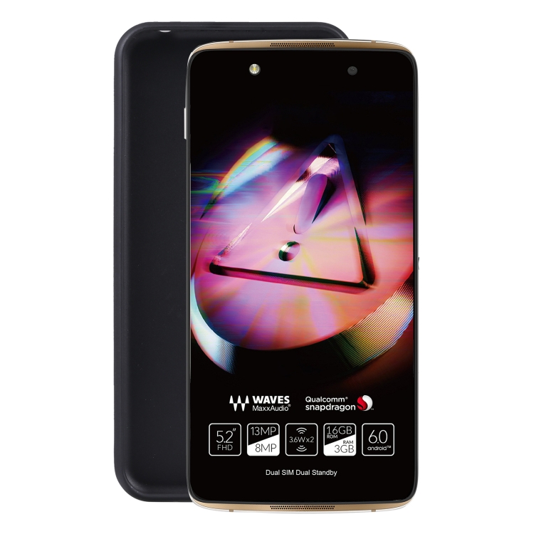 

TPU Phone Case For Alcatel One Touch Idol 4(Black)