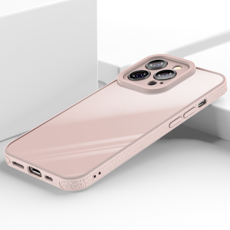 

PC + TPU Shockproof Case For iPhone 12 Pro Max(Pink)