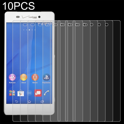 

10 PCS 0.26mm 9H 2.5D Tempered Glass Film For Sony Xperia Z3v