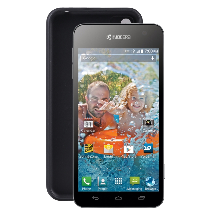 

TPU Phone Case For Kyocera Hydro Vibe(Black)