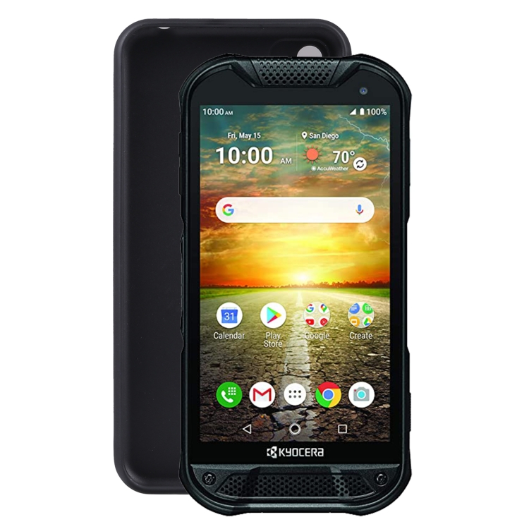 

TPU Phone Case For Kyocera DuraForce PRO 2 Verizon(Black)
