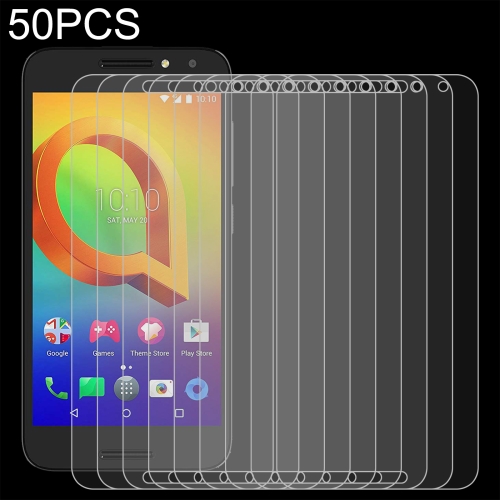 

50 PCS 0.26mm 9H 2.5D Tempered Glass Film For Alcatel A3