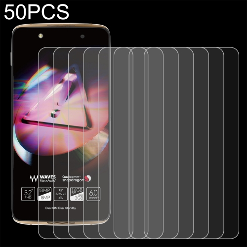 

50 PCS 0.26mm 9H 2.5D Tempered Glass Film For Alcatel One Touch Idol 4