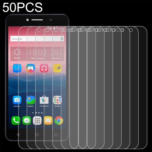 

50 PCS 0.26mm 9H 2.5D Tempered Glass Film For Alcatel One Touch Pixi 4 6 3G / 8050
