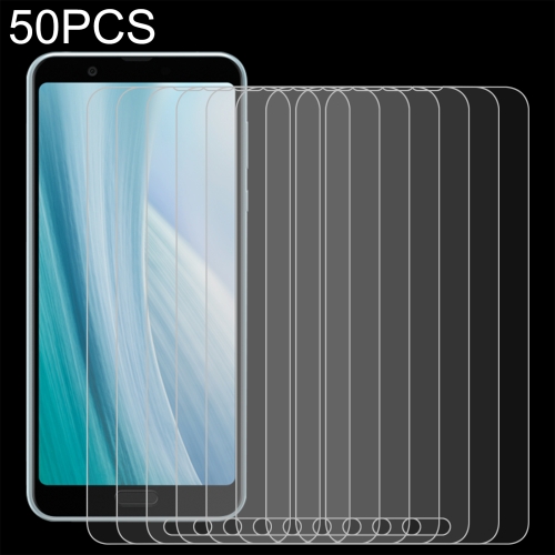 

50 PCS 0.26mm 9H 2.5D Tempered Glass Film For Sharp Aquos Sense 3