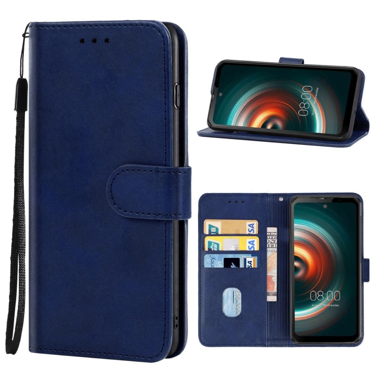

Leather Phone Case For OUKITEL WP10(Blue)