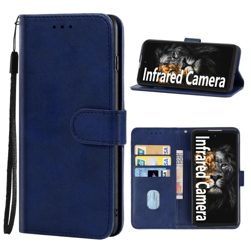 

Leather Phone Case For OUKITEL WP17(Blue)