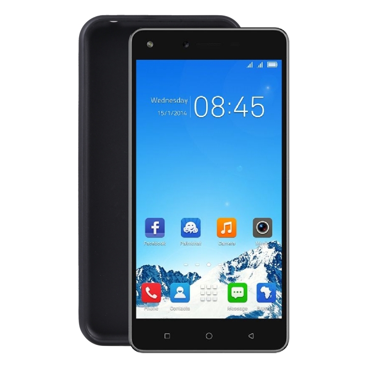 

TPU Phone Case For Tecno W5 Lite(Black)