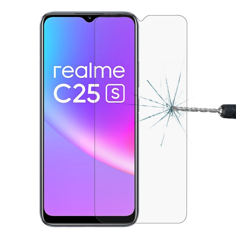 

0.26mm 9H 2.5D Tempered Glass Film For OPPO Realme C25s