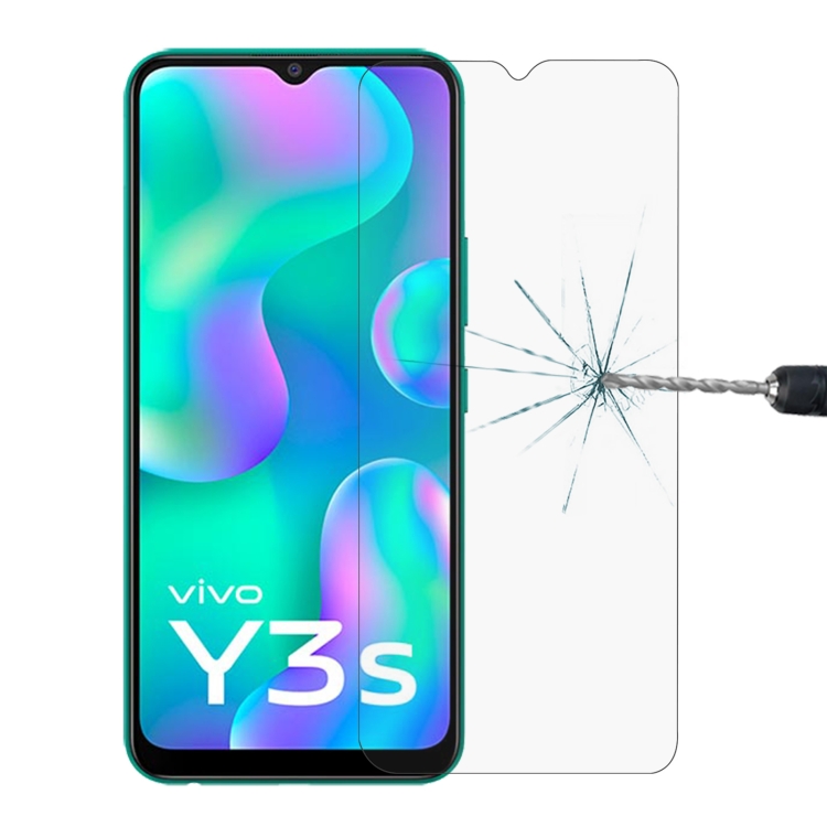 

0.26mm 9H 2.5D Tempered Glass Film For vivo Y3s 2021