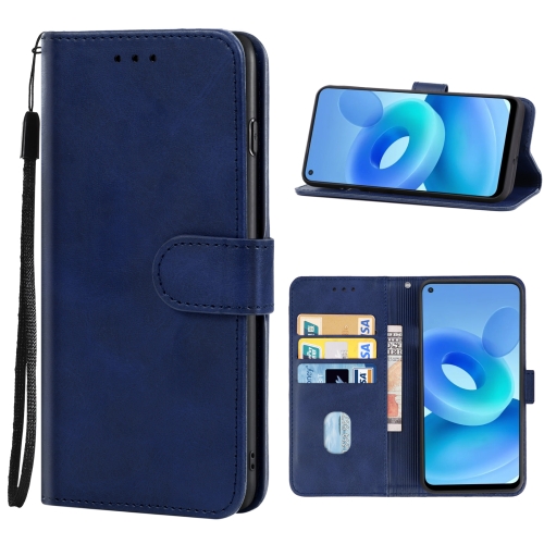 

For OPPO A95 5G Leather Phone Case(Blue)