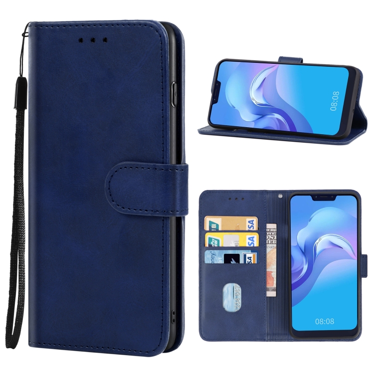 

For CUBOT C20 Leather Phone Case(Blue)