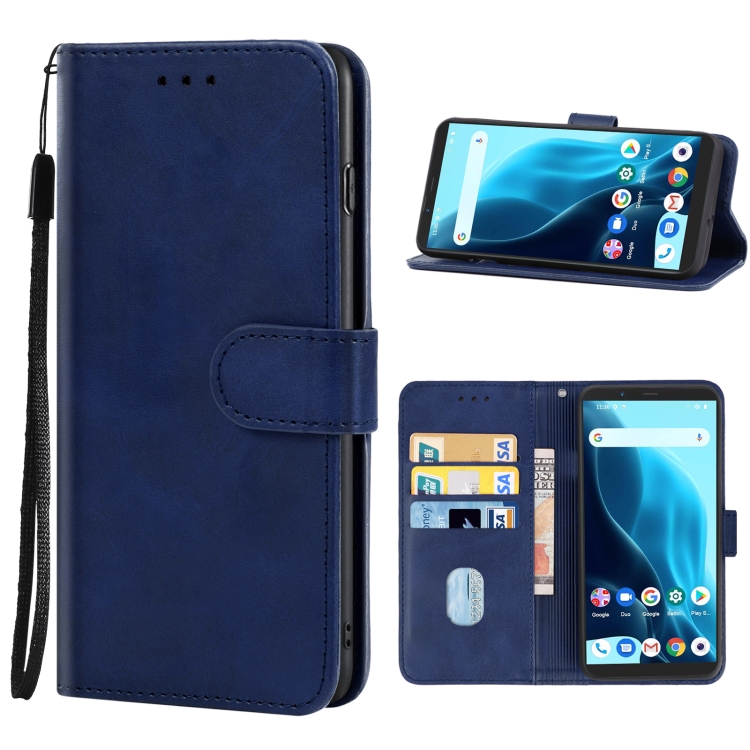 

For CUBOT Note 9 Leather Phone Case(Blue)