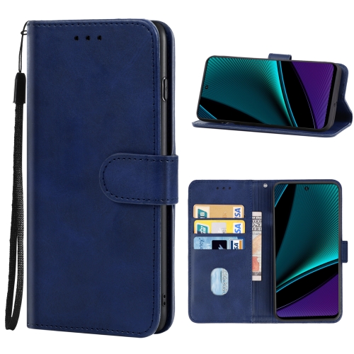 

For Infinix Note 11 Pro Leather Phone Case(Blue)
