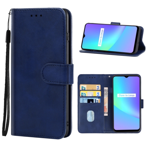 

For OPPO Realme C25s Leather Phone Case(Blue)