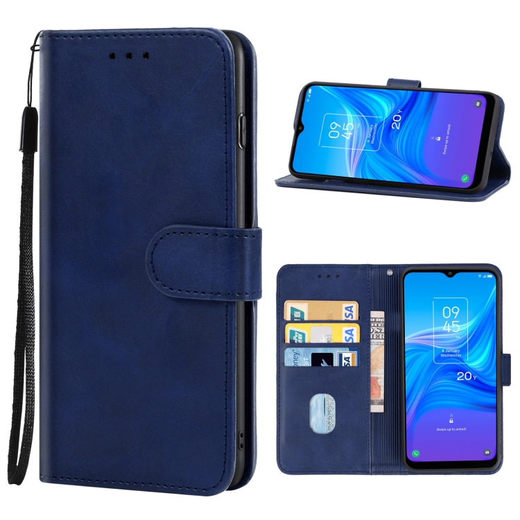 

For TCL 20Y Leather Phone Case(Blue)