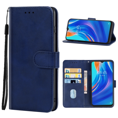 

For Tecno Spark 7T Leather Phone Case(Blue)