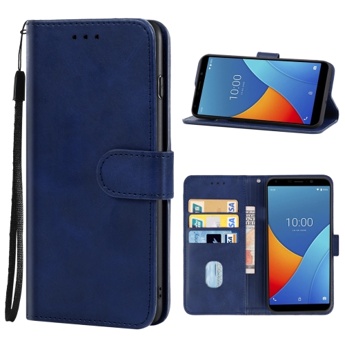 

Leather Phone Case For Wiko Sunny 5(Blue)