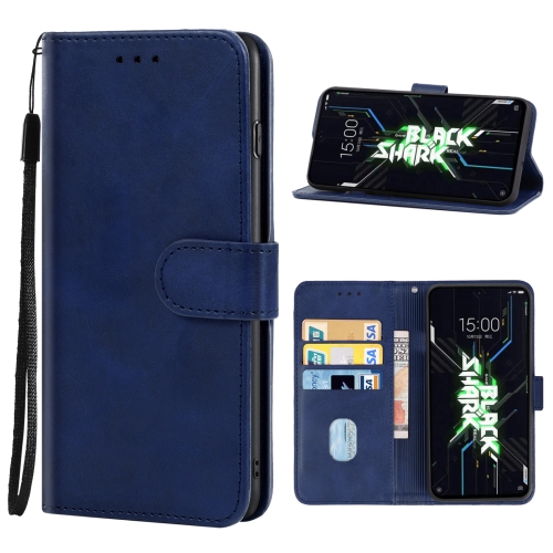 

For Xiaomi Black Shark 4s Pro Leather Phone Case(Blue)