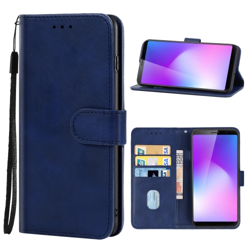 

Leather Phone Case For CUBOT Power(Blue)