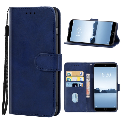 

Leather Phone Case For Meizu 15(Blue)